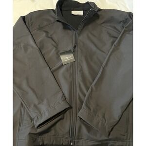 Page And Tuttle Soft Shell Lined Jacket Wind & Water Resistant Dark Gray 2XL